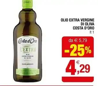 Iperal Costa d'Oro Olio Extra Vergine Di Oliva 1000 G(ml) offerta