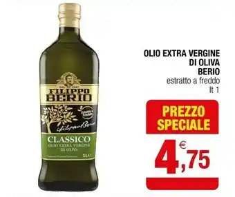 Iperal Filippo berio Olio Extra Vergine Di Oliva offerta