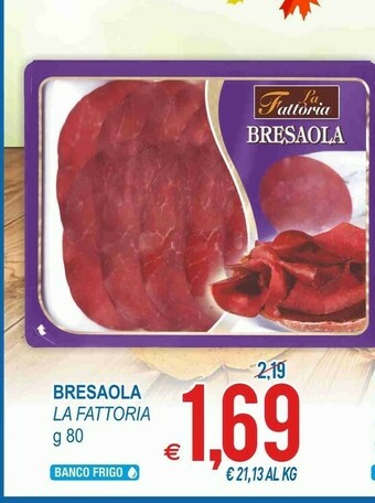 MD Discount La Fattoria Bresaola 80 G(ml) offerta