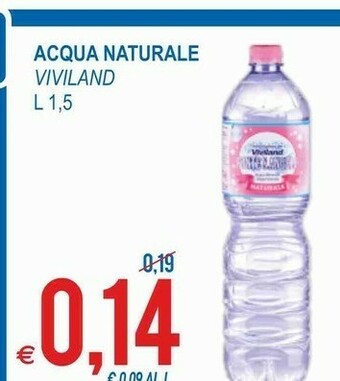 MD Discount Viviland Acqua Minerale Naturale 1500 G(ml) offerta