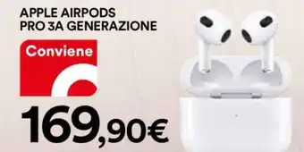 Ipercoop APPLE AIRPODS PRO 3A GENERAZIONE offerta