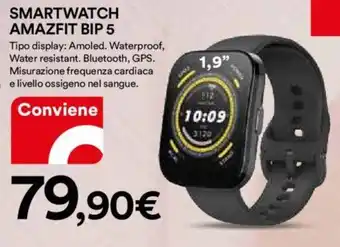 Ipercoop SMARTWATCH AMAZFIT BIP 5 offerta