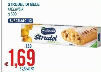 MD Discount Melinda Strudel Di Mele Surgelato 600 G(ml) offerta