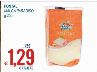 MD Discount Malga Paradiso Fontal 250 G(ml) offerta