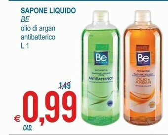 MD Discount Be Sapone Liquido Olio Di Argan Antibatterico offerta