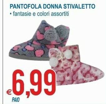 MD Discount Pantofola Donna Stivaletto offerta