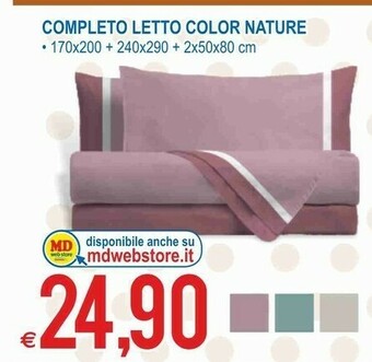 Completo Letto Color Nature