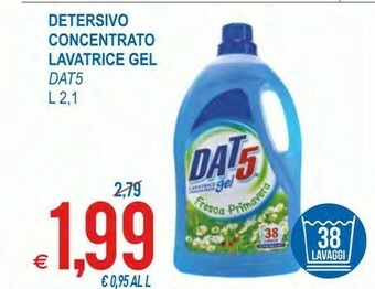 MD Discount DAT5 Detersivo Concentrato Lavatrice Gel offerta