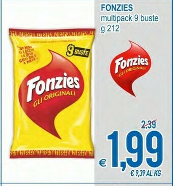 MD Discount Fonzies Multipack 9 Buste offerta
