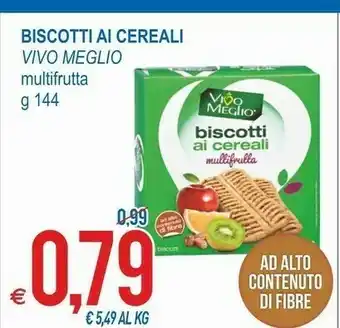 MD Discount Vivo Meglio Biscotti Ai Cereali Multifrutta offerta