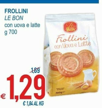 MD Discount Le Bon Frollini Con Uova E Latte 700 G(ml) offerta