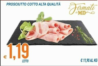 MD Discount Prosciutto Cotto Alta Qualità offerta