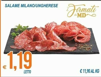 MD Discount Salame Milano / Ungherese offerta