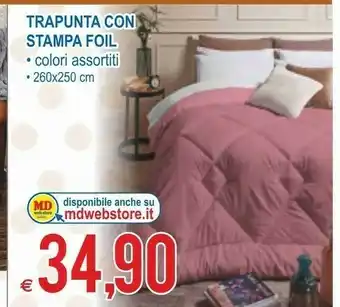 MD Discount Trapunta Con Stampa offerta