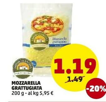 PENNY Mozzarella Grattugiata offerta