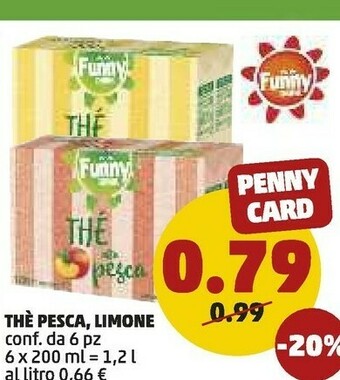 PENNY Funny drink The Pesca offerta