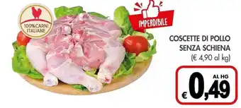 PrestoFresco COSCETTE DI POLLO SENZA SCHIENA offerta