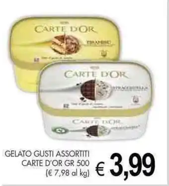 PrestoFresco GELATO GUSTI ASSORTITI CARTE D'OR GR 500 offerta