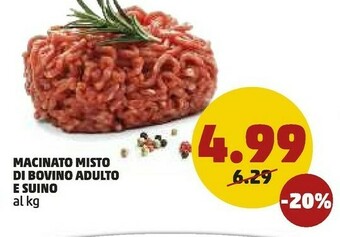 PENNY Macinato Misto Di Bovino Adulto E Suino offerta
