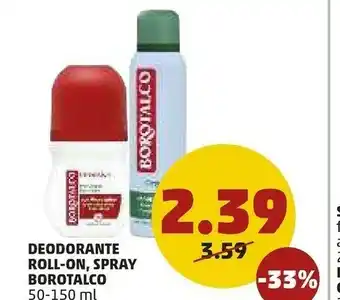 PENNY Borotalco Deodorante Roll-on offerta