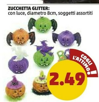 Zucchetta Glitter Con Luce