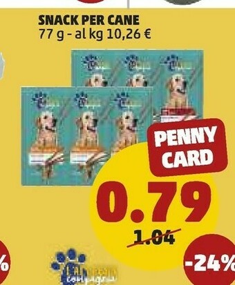 PENNY Snack Per Cane offerta