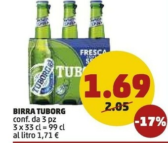 PENNY Tuborg Birra 330 G(ml) offerta