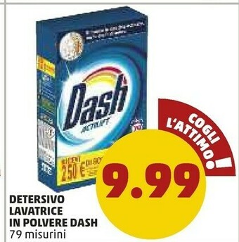 PENNY Dash Detersivo Lavatrice In Polvere offerta