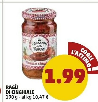 Le Conserve Della Nonna - Ragù Di Cinghiale 190 G(ml)