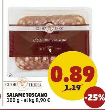 PENNY Cuor Di Terra Salame Toscano offerta