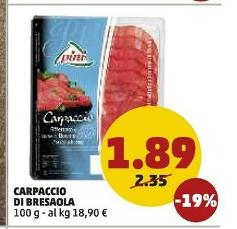 Pini Carpaccio Di Bresaola