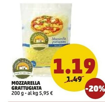 PENNY Mozzarella Grattugiata offerta