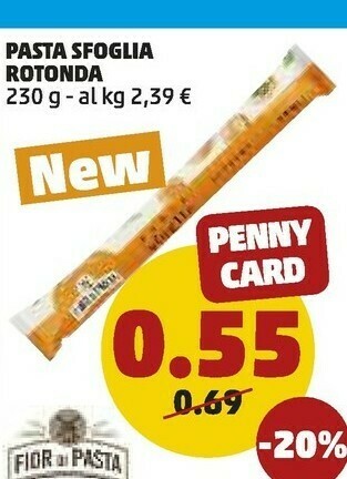 PENNY Fior Di Pasta Pasta Sfoglia offerta