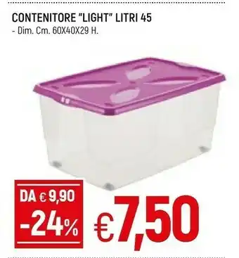 Galassia Contenitore Light offerta