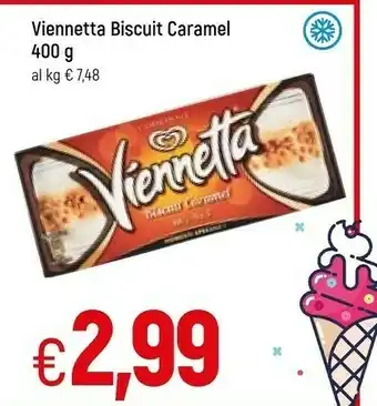 Algida Viennetta Biscuit Caramel