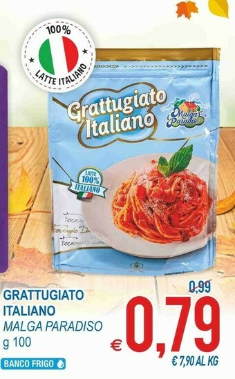 Malga Paradiso Grattugiato Italiano