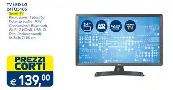 Esselunga TV LED LG 24TQ510S offerta