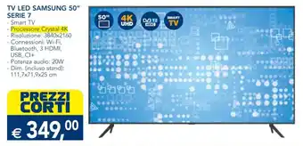 Esselunga TV LED SAMSUNG 50" SERIE 7 offerta