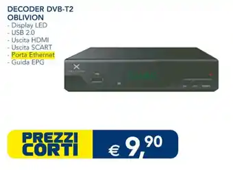 Esselunga DECODER DVB-T2 OBLIVION offerta