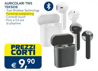 Esselunga AURICOLARI TWS TEKSIDE offerta