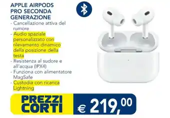 Esselunga APPLE AIRPODS PRO SECONDA GENERAZIONE offerta
