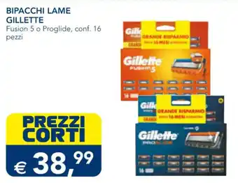 Esselunga BIPACCHI LAME GILLETTE offerta