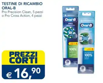 Esselunga TESTINE DI RICAMBIO ORAL-B offerta