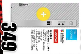 MediaWorld Lenovo Desktop IdeaCentre 07IAB7 offerta