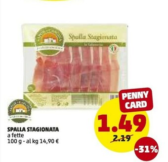 PENNY Spalla Stagionata offerta