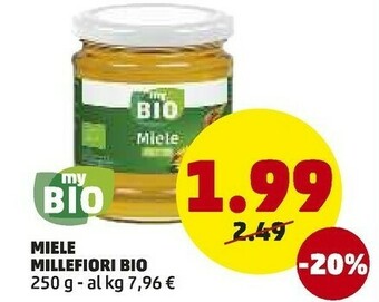 PENNY My Bio Miele Millefiori Bio offerta