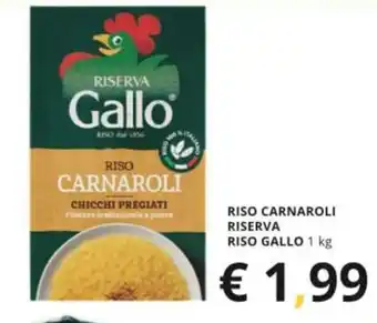 RISO CARNAROLI RISERVA RISO GALLO 1 kg