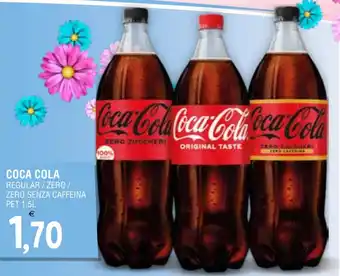 Al Discount COCA COLA REGULAR/ZERO / ZERO SENZA CAFFEINA PET 1,5L offerta