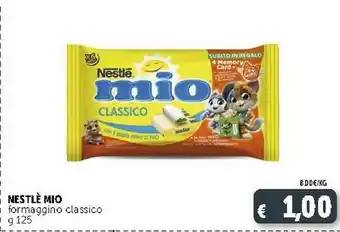 Deco Supermercati Nestlè Mio Formaggino Classico offerta
