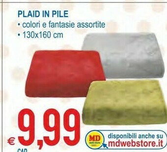 MD Discount Plaid In Pile offerta